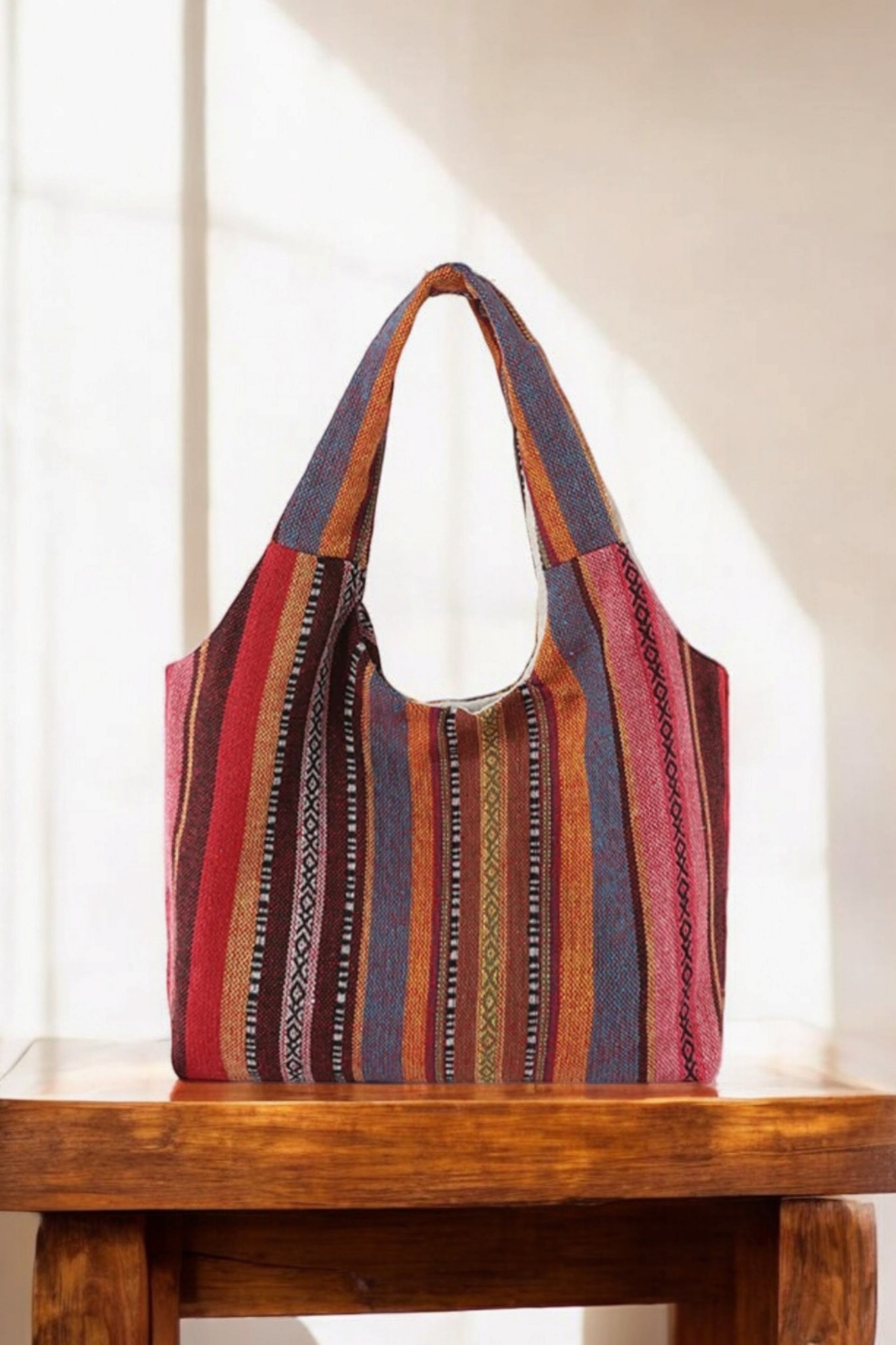 Bolso Jacquard rayas - 2