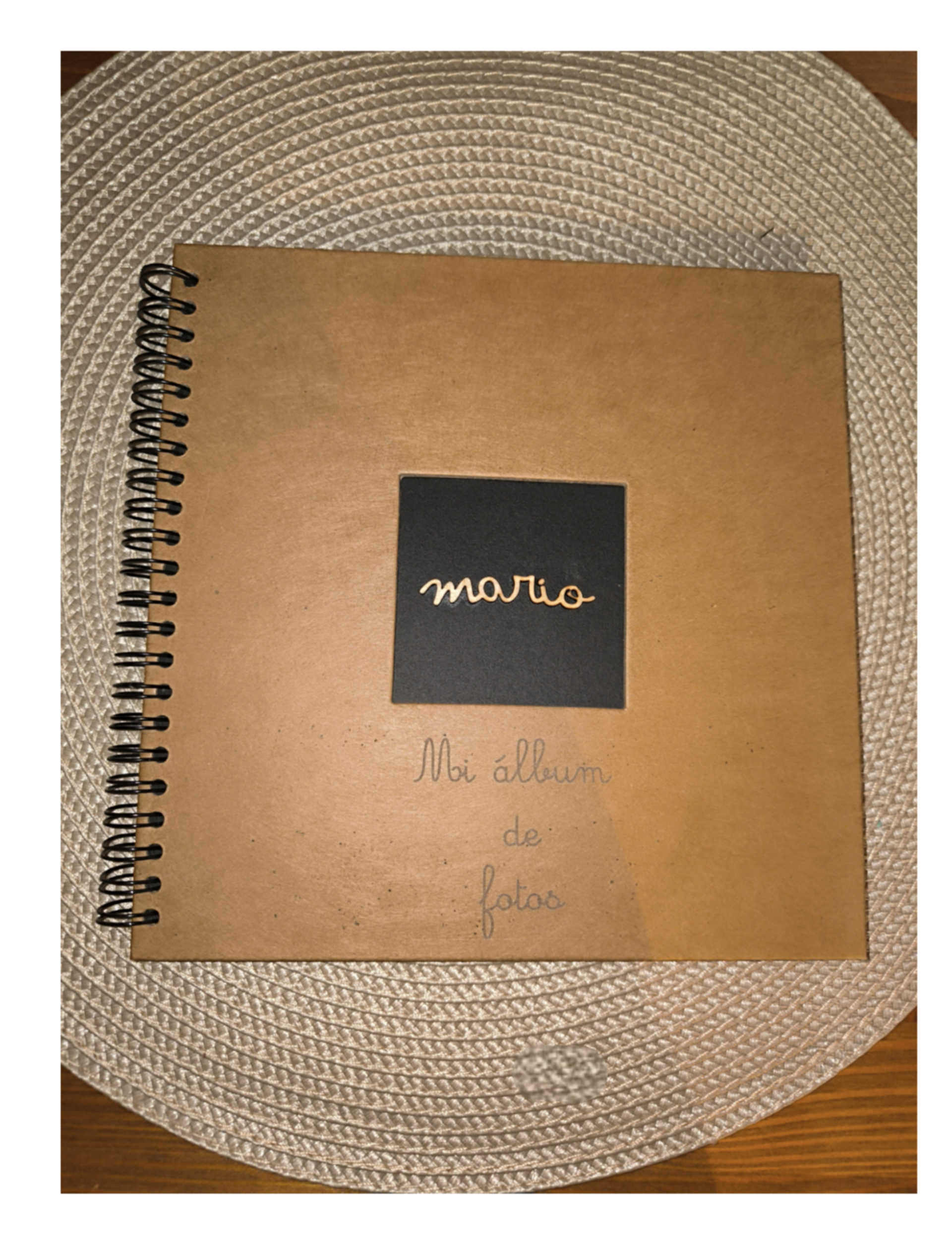 Álbum personalizado 20 stickers madera - 3