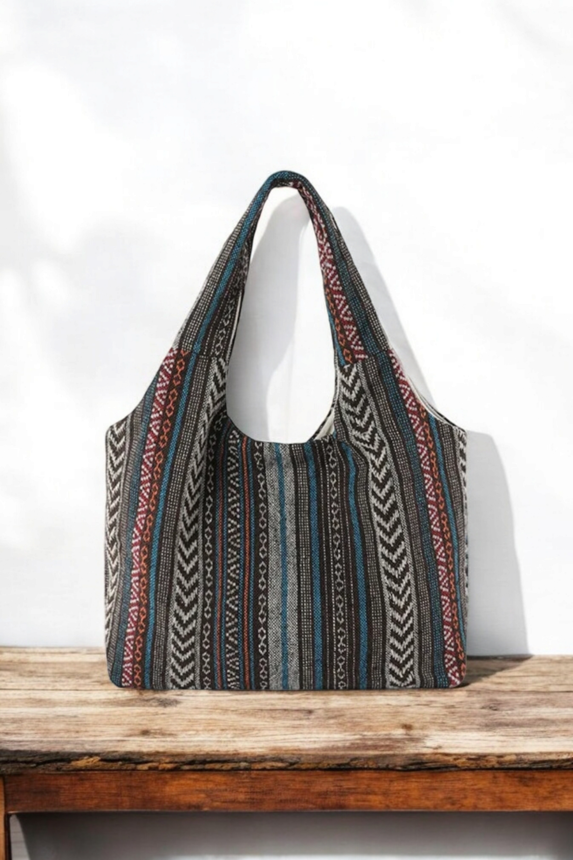 Bolso Jacquard rayas - 3