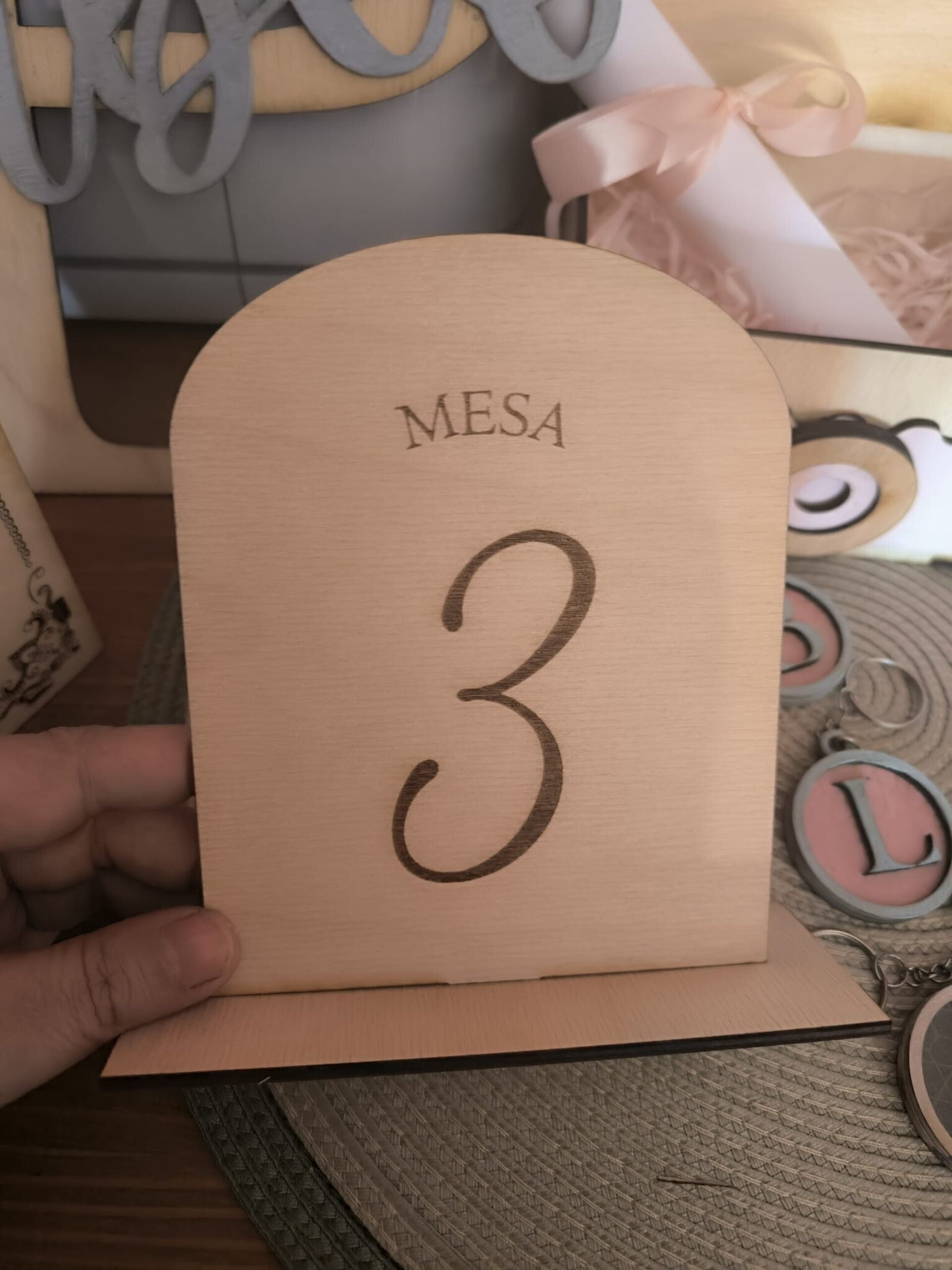 Mesero madera - 2